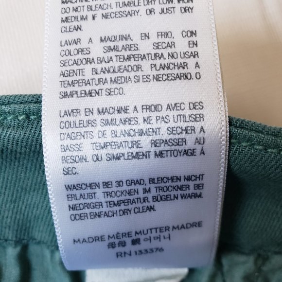 Mother The Looker Ankle In Blue Lagoon Skinny Fit Stretch Jeans - Picture 9 of 10